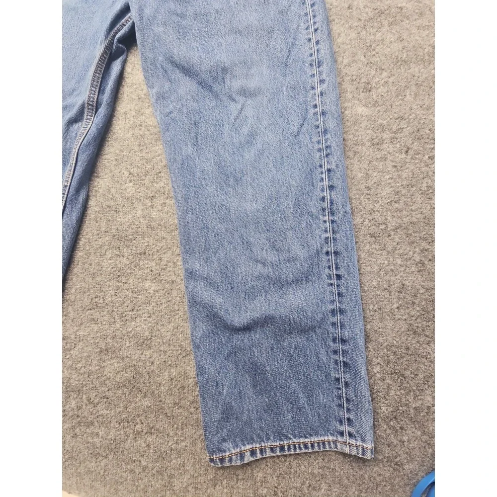 Levis 550 Jeans Men 42x32 (40x31) Straight Leg Medium Wash